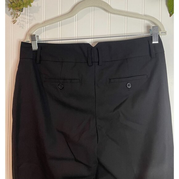 Express Women's Size 8 Black Mid Rise Pants Pockets Polyester/Viscose Blend - Picture 4 of 12